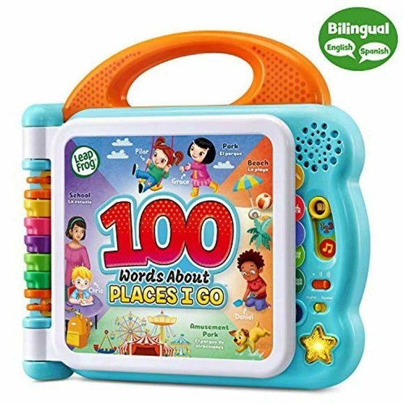 LeapFrog 100 Words About Places I Go Book NWT🆕 😮‍💨⚡🚚 - Picture 3 of 14